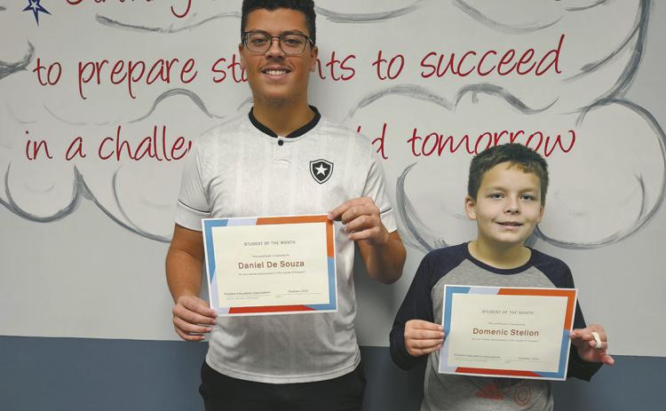 October Students of the Month at DPS