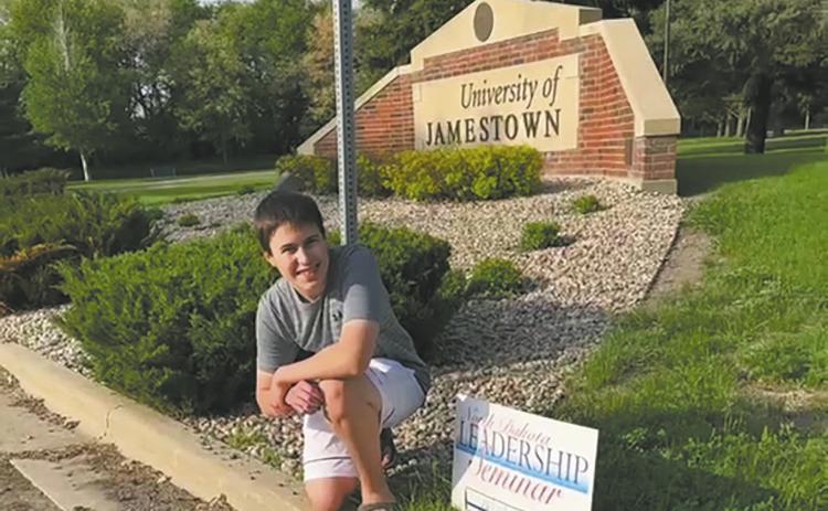 Loki Sylskar was chosen to represent Drayton Public School at the North Dakota Leadership Seminar. Submitted photo