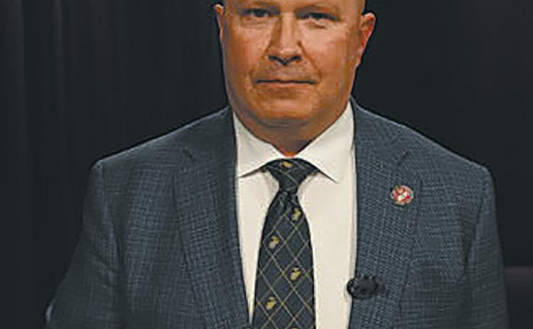 Democratic-NPL U.S. House candidate Trygve Hammer poses before a debate hosted by Prairie Public on Oct. 8, 2026. (Photo by Rick Gion/Prairie Public)