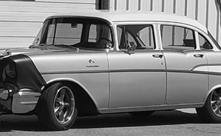 Derall Aipperspach's (Hallock) 1957 Chevy. Photo by Clint Van Camp.