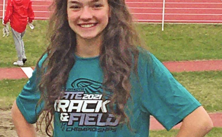 Fedje competes at State Track Meet