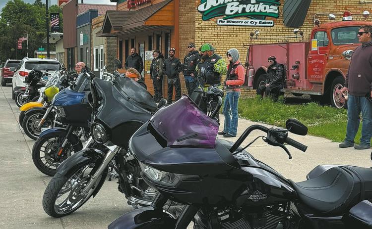 The ride started and ended at Johnny Bravos in Drayton. A prime rib dinner was served, catered by Hooked Up Catering of Thief River Falls, Minn. Submitted photo