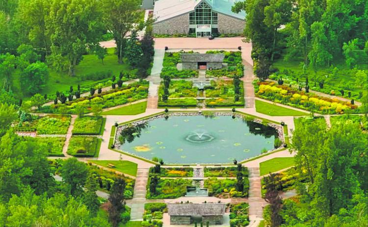Nestled in the Turtle Mountains is a garden. A celebration of peace, a living monument to the ideals of friendship and cooperation among nations. Acres of uninterrupted prairie, forest and radiant floral gardens defined by nature, not borders. The International Peace Garden is a non-profit organization committed to advocating for peace. Photo courtesy of the International Peace Garden.
