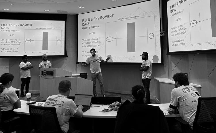 Teams will work intensively over the course of the event, culminating in final presentations, during which solutions will be evaluated based on scientific rigor, creativity and clarity. (NDSU photo)