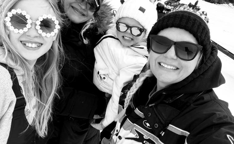 From L-R: Aurora Jensen, Christine Jensen, Kolbie Dahl and Katie Dahl. Photo by Katie Dahl