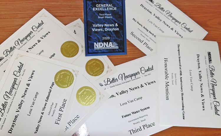 Valley News & Views earns Third Place General Excellence award