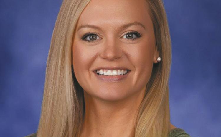 Drayton elementary teacher of the month, Mrs. Katie Dahl.