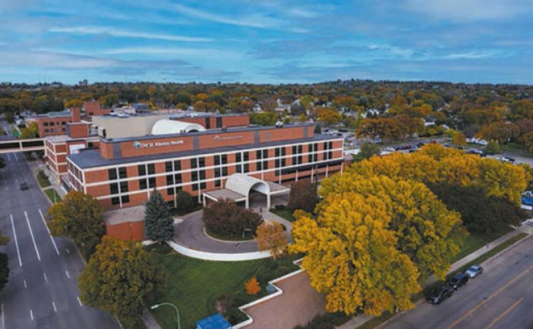 A bird's-eye view of CHI St. Alexius Health Bismarck Medical Center. Submitted photo