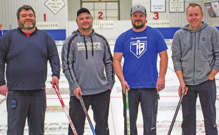 First Event winners Dan Riley rink, Stephen, MN (L-R): Dan Riley, John Kowalski, Jordan Schindle, Brady Anderson.