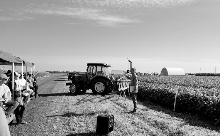 Corn diseases, nitrogen fertilizer and onion weed control will be discussed during sessions at the Oakes Irrigation Research Site Field Day. NDSU photo