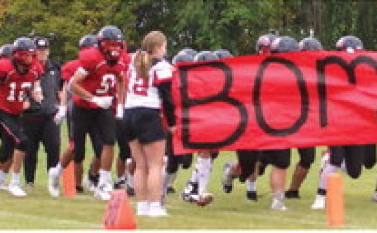 The Bombers take to the field for the 2023 Homecoming Game.