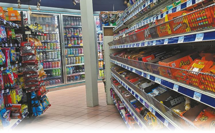 Candy and sugary drinks are displayed at a gas station in Bismarck on Oct. 14, 2025. Photo by Michael Achterling/North Dakota Monitor
