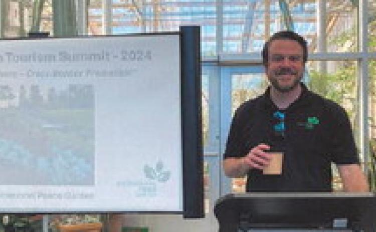 Tim Chapman, CEO of the International Peace Garden. Photo by Jessica Tull