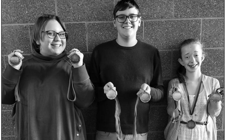 Pictured left to right: Emma Barta, Ian Peterson and Siobhan Kissee. Photo submitted by Jamie Rarick