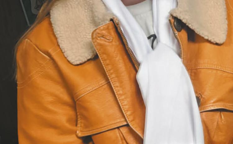 Amelia Earhart was portrayed by DPS student Natalie Helm Photo by Christine Jensen
